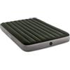 Intex Materasso matrimoniale gonfiabile dura-beam prestige downy colore verde scuro con pompa a batteria, 152x203x25 cm - cod. 64779