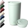 KIVY Tazza Termica 350ml [BICCHIERE CAFFÈ DA ASPORTO] - Thermos in Acciaio Inox Per Caffè o Tè - Bicchiere Termico Da Viaggio - Bicchiere da Caffè Lavabile in Lavastoviglie e Antigoccia - Verde