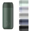 Chilly's Serie 2 Tazza da Caffè Termica - Tazza a Doppia Parete con Coperchio - Acciaio Inossidabile senza BPA - Pine Green, 500ml