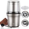 DR MILLS DM-7412M - Macinacaffè e macinacaffè elettrico, macinino e coltello, tazza rimovibile, coltello senza lavaggio e tazza senza lavaggio sono realizzati in acciaio inox SUS304