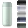 Chilly's Serie 2 Tazza da Caffè Termica - Tazza a Doppia Parete con Coperchio - Acciaio Inossidabile senza BPA - Lichen Green, 500ml