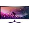 Arozzi Nova 34″ Curved Monitor PC 86,4 cm (34") 3440 x 1440 Pixel 4K Ultra HD LED Viola [AZ-NO-34T2K165-PP]