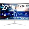 Philips Evnia 5000 27M2C5501/00 Monitor PC 68,6 cm [27] 2560 x 1440 Pixel Quad HD LCD Bianco (Philips 27M2C5501 - a LED gaming curvato 27 QHD @ 180 Hz Fast VA 5000:1 HDR10 0.5 ms 2xHDMI, DisplayPort bianc [27M2C5501/00]