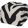 BROSTE COPENHAGEN - Pouf ZEBRA - Nero - Microsfere EPS