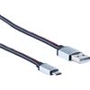 shiverpeaks BS14-50105 Cavo USB 2 m USB 2.0 USB A Micro-USB B Nero