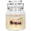 KOTARBAU® Candela profumata in un bicchiere con coperchio, idea regalo, candele decorative per aromaterapia, durata fino a ore (piccola, vaniglia)