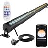 Yotivki Faretto LED Esterno 100cm 72W - Barra LED Dimmerabile 2700-6500K, Controllo WiFi/App e Telecomando RF, 8 Modalità Luce, IP65 Impermeabile"