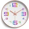 CIOXSOIO 30cm (12 pollici) Orologio da Parete Silenzioso, Senza Ticchettio Movimento al Quarzo, Numeri 3D Facile da Leggere Orologio da Muro, Orologio a Parete per Camera da Letto, Soggiorno, Cucina