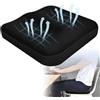 VGECEE Cuscino Sedia Ufficio, Cuscino Antidecubito Cuscini Seduta per Coccige Cuscini Memory Foam Sedia Rialzo per Sedie Ergonomico Antiscivolo per Seduta e Schienale Gaming, Cuscina Sedile Auto