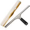 Generico Tergivetro Per Doccia in Acciaio Inox con Lama in Silicone Antigraffio per Box Doccia