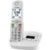 PANASONIC KX-TGU430EXW (BIANCO) - TELEFONO CORDLESS SINGOLO - SEGRETERIA - VIVAVOCE - TASTI GRANDI