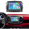 Fuluku 8 Core 4+64G Android Autoradio per Fiat 500L 2013 2014 2015 2016 2017 2018 2019 con Wireless Carplay&Android Auto 7'' IPS Touch Screen Stereo con Bluetooth GPS/Backup Camera/FM/WiFi/SWC/32EQ