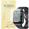 MBROS Compatibile per [6 Pezzo Protettive] Morbido Pellicola protettive per display Compatibile per Jugeman Smartwatch Orologio Intelligente Uomo Donna 1.96 P99 (6 Pezzo Protettive)
