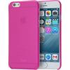 doupi UltraSlim Custodia per iPhone 6 / 6S (4,7 Pollici), Satinato fine Piuma Facile Mat Semi Trasparente Cover, Pink