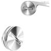 LeFix Tappo di ricambio in alluminio per (S, WHITE) - Bluetooth - Cover tastiera - Coperchio batteria