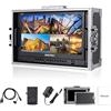 SEETEC ATEM156-CO 15,6 pollici Live Streaming Carry-on Broadcast Director Monitor con 4 HDMI Input Output Quad Split Display per ATEM Mini Video Switcher Mixer Pro Studio Produzione televisiva