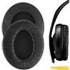 Geekria Cuscinetti auricolari di ricambio per cuffie Sennheiser HD202, HD202S, HD212, HD437, HD447, PX360, HD203, HD212-Pro, EH150, EH250, HD62-TV, cuscinetti auricolari con guida video (nero)