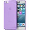 doupi UltraSlim Custodia per iPhone 6 / 6S (4,7 Pollici), Satinato fine Piuma Facile Mat Semi Trasparente Cover, Purple