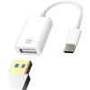 HOYULLI Adattatore USB-C a USB per iPhone 16 15 Pro Max MacBook, compatibile con cavo Samsung, connettore OTG di tipo C, connettore jack per iPad, tablet, chiavi, dati, portatile, esterno