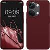 kwmobile Cover per OnePlus Nord 3 5G Custodia - Back Case per Smartphone in Silicone TPU - Protezione Gommata - rosso fulvo