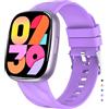 PTHTECHUS Smartwatch per Bambini con Risposta Chiamate, IP67 Orologio Smartwatch Bambini con Sonno, Gioco, 37 Modalità Sportivo, Smart Watch per Ragazzi Ragazze Adolescenti 6-16 (2D-SPEU-S60K-Purple)