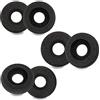 Weatwo Cuscinetti Cuffie per Cuffie Plantronics, Cuscinetti Auricolari di Ricambio Compatibile con Plantronics Blackwire 3210 3220 3320 C3225 HW261N HW510 HW520 Ja-bra PRO 920 930 9450 Biz 2300 (6 Pezzi)
