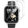 NUCNOK 3 Pezzi Pellicola Protettiva per SaveFamily SaveWatch Plus 4G (Non Vetro Temperato),HD Trasparente Hydrogel Flessibile Protezione Schermo,Sensibile al Tatto,Senza Bolle,AntiGraffio