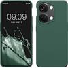 kwmobile Cover per OnePlus Nord 3 5G Custodia - Back Case per Smartphone in Silicone TPU - Protezione Gommata - verde militare