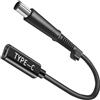 Bacron Adattatore da USB C a DC da 100 W, 7,4 x 5,0 mm, da maschio a presa DC da 12 V, 19 V, 20 V, adattatore da USB C a DC, adattatore da 7,4 x 5,0 mm, adatto per HP serie laptop