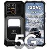 AGM G3 Smartphone Robusto 5G, Téléphone de Chantier 24 Go + 512 Go [TF 1 to], Écran 6,72 120 Hz, Etanche IP68/IP69K, Haut-Parleur Puissant 5 W, Lampes de Camping, Batterie 10000 mAh