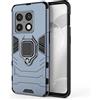 ESTH® Custodia per OnePlus 10 Pro con 360° Rotante Staffa, [Compatibile con Supporto Magnetico per Auto], Cover Paraurti PC + TPU, Blu