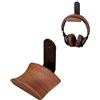 GGF Supporto per gancio per cuffie, supporto per cuffie, supporto cuffie gaming, stand porta cuffie in legno di noce per cuffie da gioco audio, studio e PC(noce)