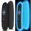 Hydream SKY135, custodia protettiva in silicone per telecomando Sky Q, SKY Q Touch e anti-touch, custodia protettiva per telecomando SKY135, blu brillante, nero