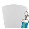Articoli personalizzate. Bicchiere riutilizzabile Cupyard 450 ml con gancio per lanyard - personalizzate o neutre