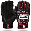Franklin Sports MLB digi-Camo Batting Guanti (Coppia), Unisex, Gray/Black/Red digi