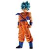 Banpresto Dragon Ball Statuetta Son Goku Super Saiyan God, Collezione Blood of Saiyans, Personaggio Anime in PVC, Altezza 20 cm, Capelli Blu Metallizzato, Abito Arancione