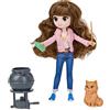 Wizarding World, set regalo bambola 20,3 cm Brilliant Hermione, con 5 accessori e 2 outfit, giocattoli per bambine dai 5 anni in su