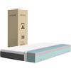 EGOHOME EGO HOME Materasso 140 x 200 cm di altezza, 18 cm, a media resistenza, in schiuma fredda a 3 strati e utilizzabile su entrambi i lati - Allevia la pressione, traspirante, protegge la schiena
