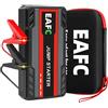 EAFC Avviatore di emergenza per auto Accumulatori e caricabatterie di riserva Avviamento batteria per auto 600A12V Dispositivo di avviamento automatico con luce a LED per booster batteria automatica