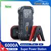 YABER 6000A Jump Starter 150W DC PD45W Caricabatteria per auto 3.3 Schermo LED 600 lumen Torcia elettrica Caricabatteria Dispositivo di avviamento eccellente