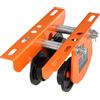 SucceBuy Carrello manuale per paranco elettrico Capacità 2200 libbre/1T per PA200 PA250 PA300 PA400 PA500 Carrello a trave di spinta con doppie ruote