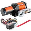 SucceBuy Verricello elettrico da 3500 libbre ATV/UTV Verricello per auto cablato con corda sintetica da 39 piedi in alluminio IP55 impermeabile per rimorchio camion barca