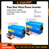 Foval Lvyuan Inverter a onda sinusoidale pura 2000W DC 12V 24V a AC 220V 240V Convertitore a potenza continua 2000W