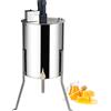 SucceBuy VEVOR Estrattore di Miele Elettrico in Acciaio Inox Capienza 4/8 Favi 140 W Velocità Max. 1300 giri/min per Apicoltura, Smielatore Centrifuga di Miele con Coperchio Trasparente Altezza tra 100-108 cm