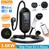AFEEV 3.5KW 16A Caricatore EV portatile monofase Type2 IEC62196-2 EVSE Cavo di ricarica veloce Wallbox WiFi APP Bluetooth Controllo wireless