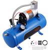 SucceBuy Compressore d'aria 12V con serbatoio 3/6L Compressore d'aria a tromba da treno Sistema di compressore d'aria 120psi per clacson da treno/pneumatico gonfiabile
