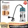 Podofo 800W 30000RPM Trimmer per legno Router Elettrico Trimmer a mano Laminato Fresatura Incisione Macchina a mano Router di legno Lavorazione del legno