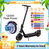 AOVOPRO V1MAX PRO 1200W Scooter elettrico 45KM Gamma massima 35KM/H 500W Potenza motore 42V14.5AH Scooter elettrico pieghevole per adulti