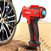EAFC Nuovo compressore d'aria portatile 150PSI pompa gonfiabile wireless/cablata pompa d'aria portatile gonfiatore di pneumatici digitale per palle di bicicletta per auto