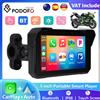 Podofo 5 ''Moto portatile Wireless CarPlay Android Auto per Motocycle Smart Player Navigazione GPS IP68 Impermeabile EQ BT 5.0